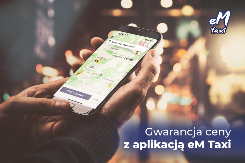 Aplikacja mobilna eM Taxi Lublin